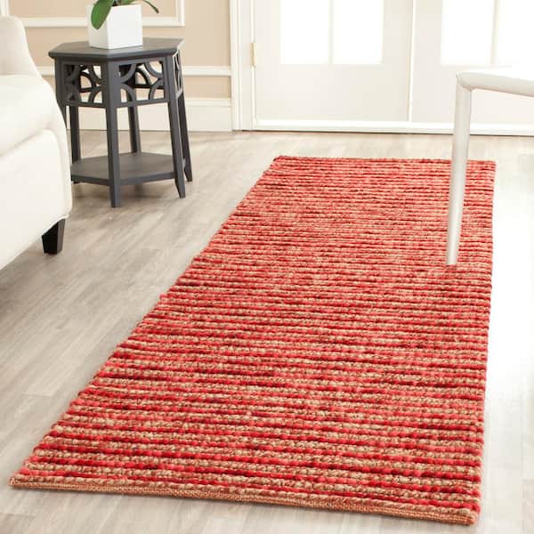 Bohemian Red/Multi 3 ft. x 6 ft. Striped Runner Rug