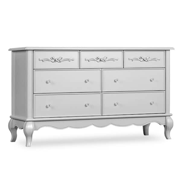 evolur aurora 7 drawer double dresser