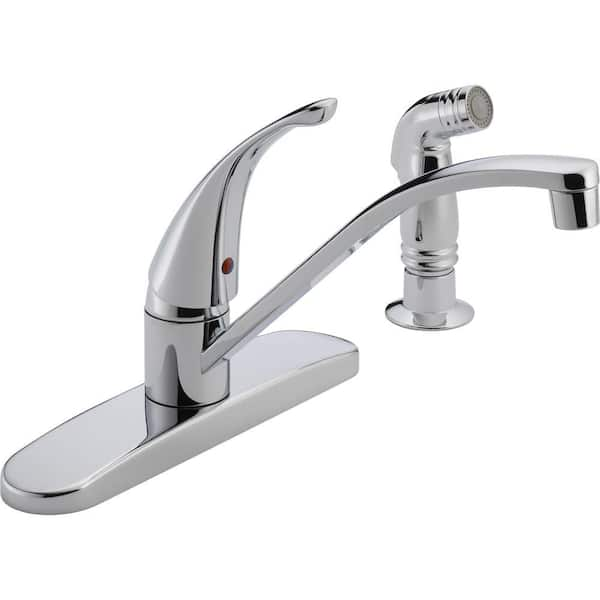 Peerless Core Single Handle Side Sprayer Standard Kitchen Faucet in Chrome