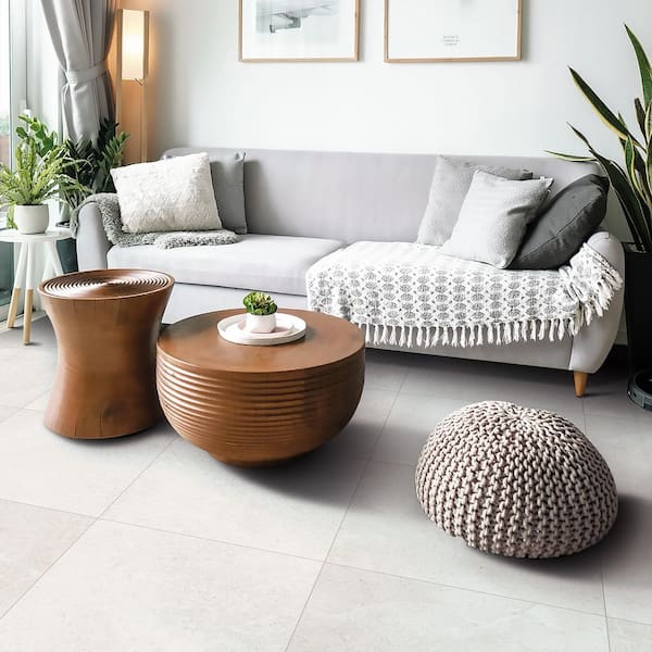 Iris Perla 23.62 in. x 23.62 in. Matte Porcelain Floor and Wall Tile (11.62 sq. ft./Case)