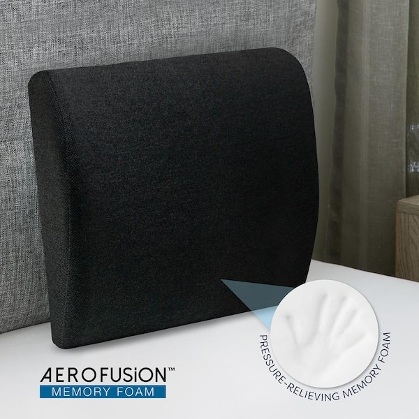 Lumbar Support Cushion - Memory Foam Back Pillow