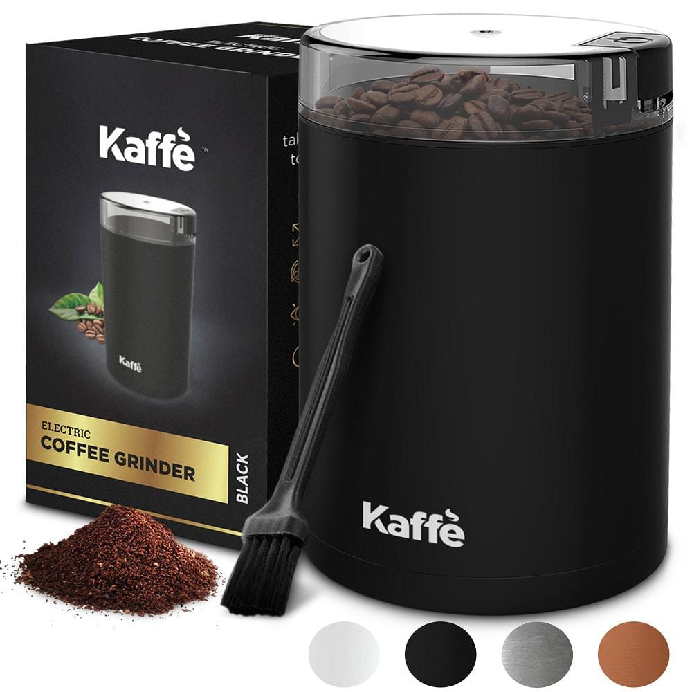 Reviews For Kaffe Electric Coffee Grinder Black 3 Oz Capacity With Easy On Off Button Cleaning Brush Included Kf2010 The Home Depot