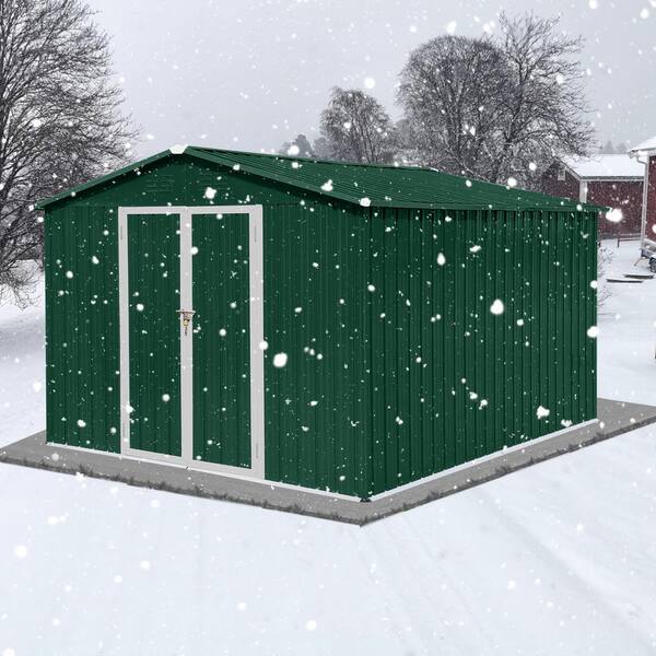 Boosicavelly 8 ft. W x 10 ft. D Metal Outdoor Storage Shed