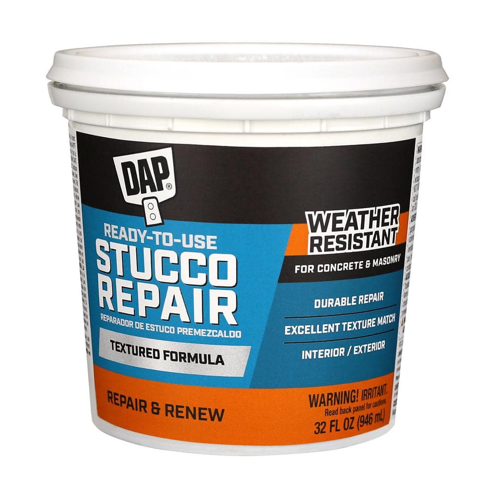 All Purpose Stucco Patch White Quart
