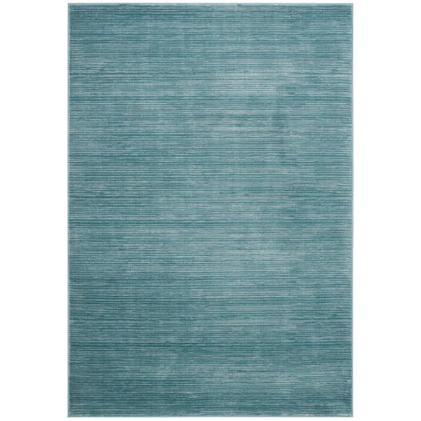 SAFAVIEH Vision Aqua 4 ft. x 6 ft. Solid Area Rug