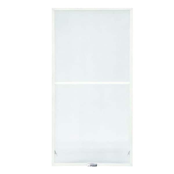 35-7/8 in. x 46-27/32 in. 200 and 400 Series White Aluminum Double-Hung TruScene Window Screen