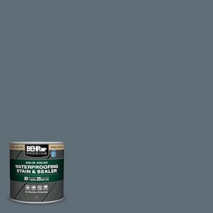 8 oz. #N480-6 NYPD Solid Color Waterproofing Exterior Wood Stain and Sealer Sample
