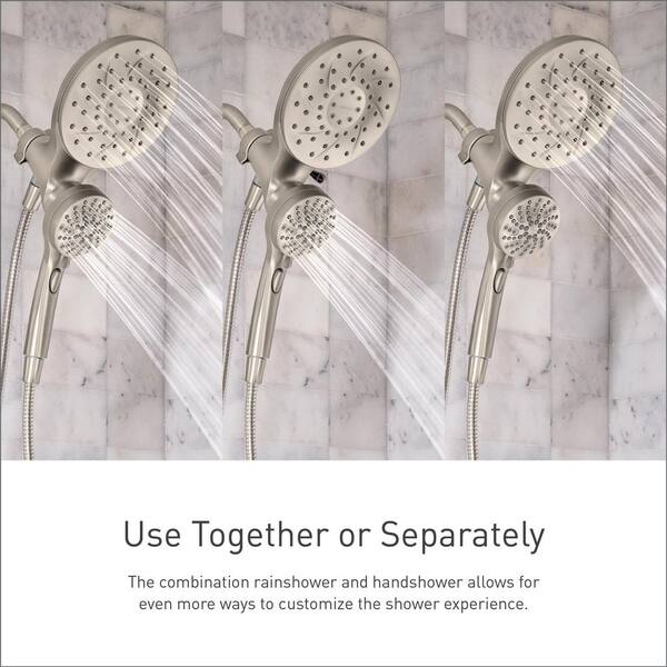 MOEN Attract with Magnetix 6-Spray 6.75 in. Dual Wall Mount Fixed 