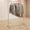 YIYIBYUS Gold Iron Clothes Rack Hanging Rod Freestanding Pipe Garment Rack 47.2 in. W x 63 in. H HG-HSYXF-5521