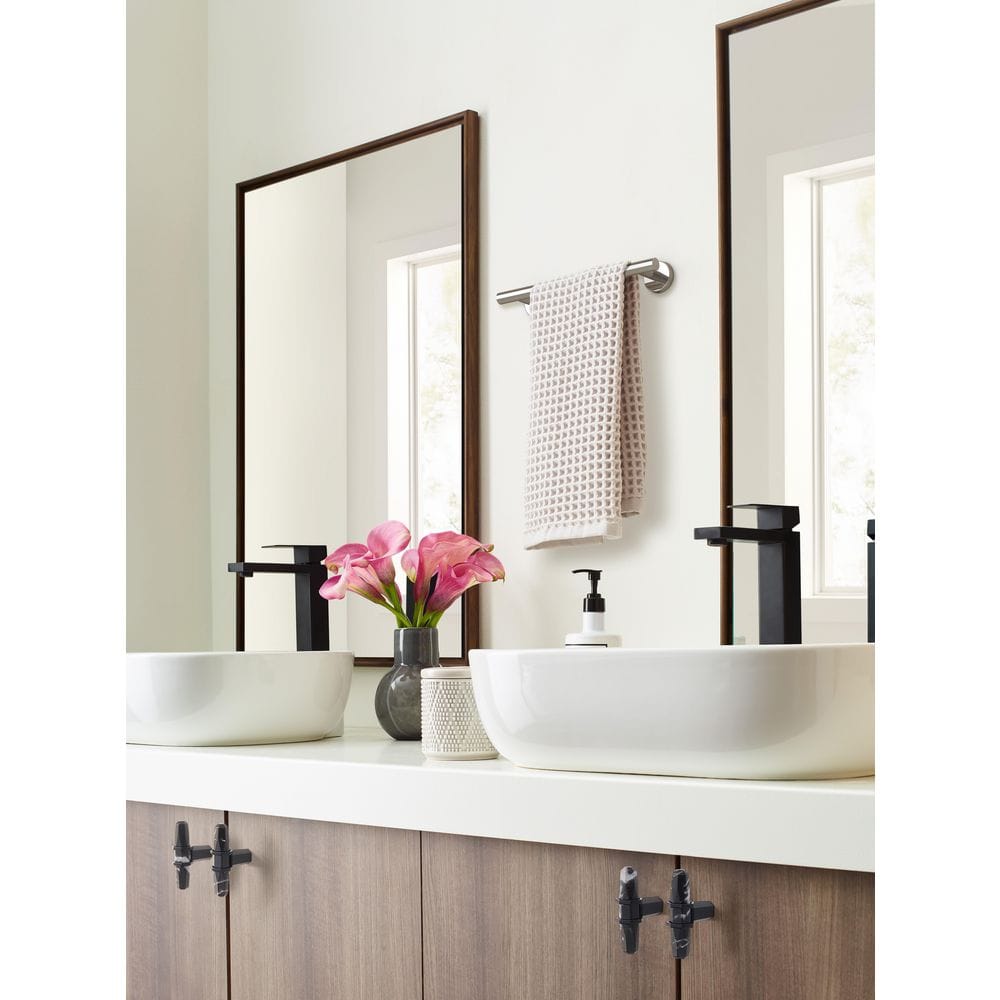 Polished Stainless Steel Wall Mounted Towel Bar 11.63 in