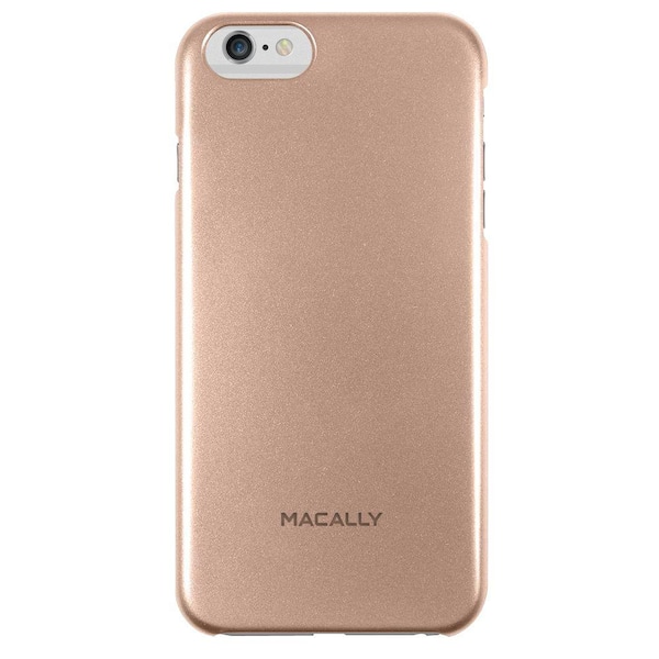 Macally Metallic Snap-On Designed for iPhone6 Plus Case - Champagne