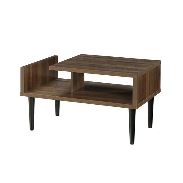 OS Home and Office Furniture Mid 32 in. Danish Walnut Medium Rectangle Wood  Coffee Table with Storage 41300 - The Home Depot