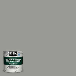 8 oz. #SC-143 Harbor Gray Solid Color Waterproofing Exterior Wood Stain and Sealer Sample