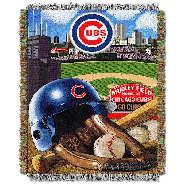 THE NORTHWEST GROUP Chicago Cubs Polyester Throw Blanket