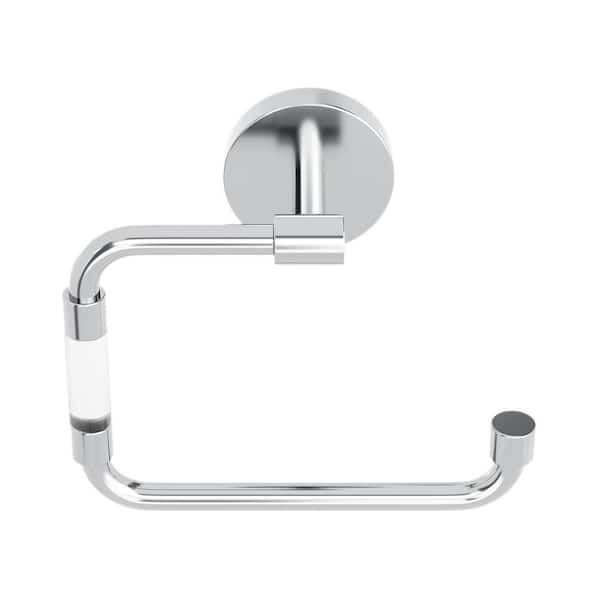 Verre 2.5 in. L x 7 in. W x 6 in. H Toilet Paper Holder in Chrome