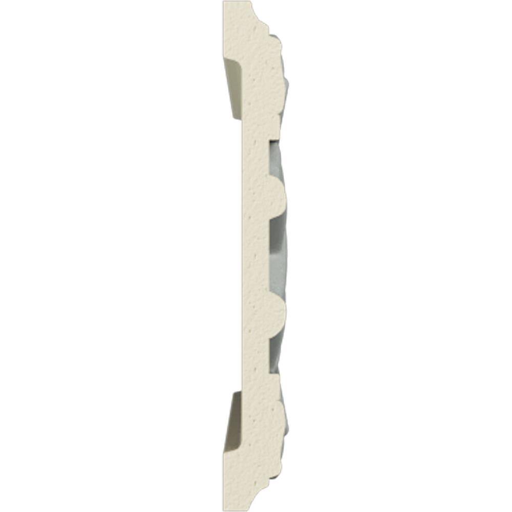 Ekena Millwork Swindon 3.88'' H x 95.88'' W x 0.5'' D Urethane Chair Rail