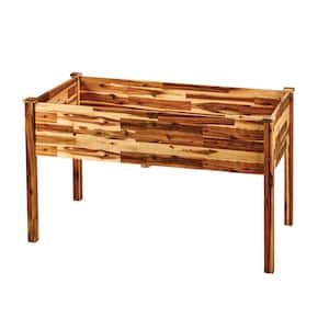 48 in. x 24 in. x 30 in. Raised Elevated Wood Planter