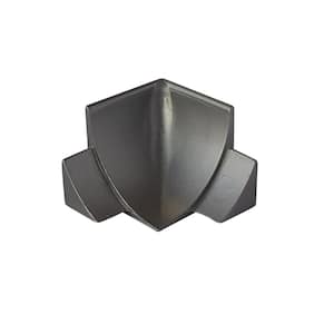 Internal Angle NS4 Matt Silver 1-1/2 in. x 1-1/2 in. Complement Aluminum Tile Edging Trim