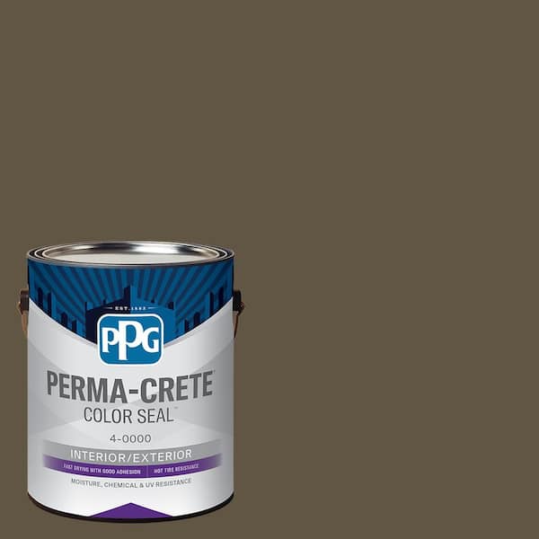 Perma-Crete Color Seal 1 gal. PPG1025-7 Coffee Bean Satin Interior/Exterior Concrete Stain