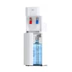 300 Series Hot and Cold Water Self Cleaning Ozone Bottom Loading Water Cooler Water Dispenser in White
