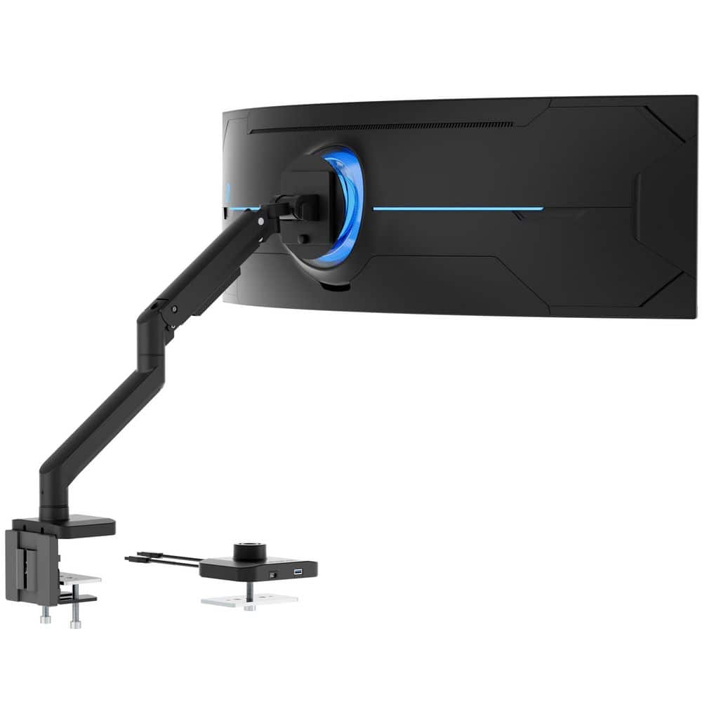 Heavy-Duty Monitor Mount with Gas Spring Arm for 17 in. to 49 in. Monitors