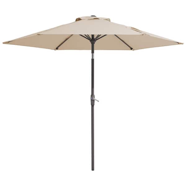 commercial patio tables with umbrella Amazon.com : BizChair Commercial Outdoor Dining Table with Umbrella Hole,  All Weather Poly Resin Top and Steel Base, 30" x 60", Brown/Black : Patio,  Lawn & Garden