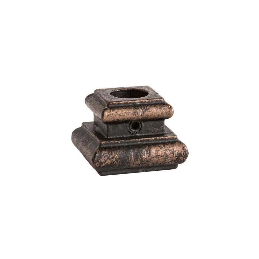 Round Hole 1.25 in. Cast Iron Level Baluster Shoe in Oil Rubbed Bronze price history on PriceWatchPro
