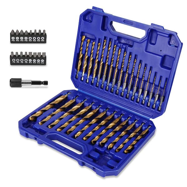 MYWISH High Speed Steel Brad Pilot Point Set (46-Piece)