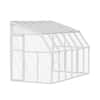 CANOPIA by PALRAM Sun Room 8 ft. x 12 ft. White/Clear Patio Enclosure ...