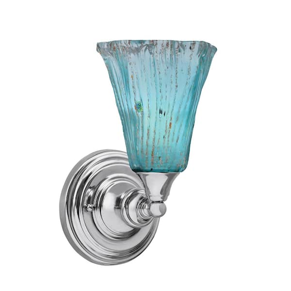 Unbranded Fulton 1-Light Chrome Wall Sconce