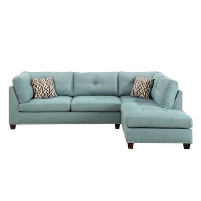 Green Sectional Sofas Living Room Furniture The Home Depot Green Sectional Sofas Living Room, Light Green Leather Sectional Sofa
