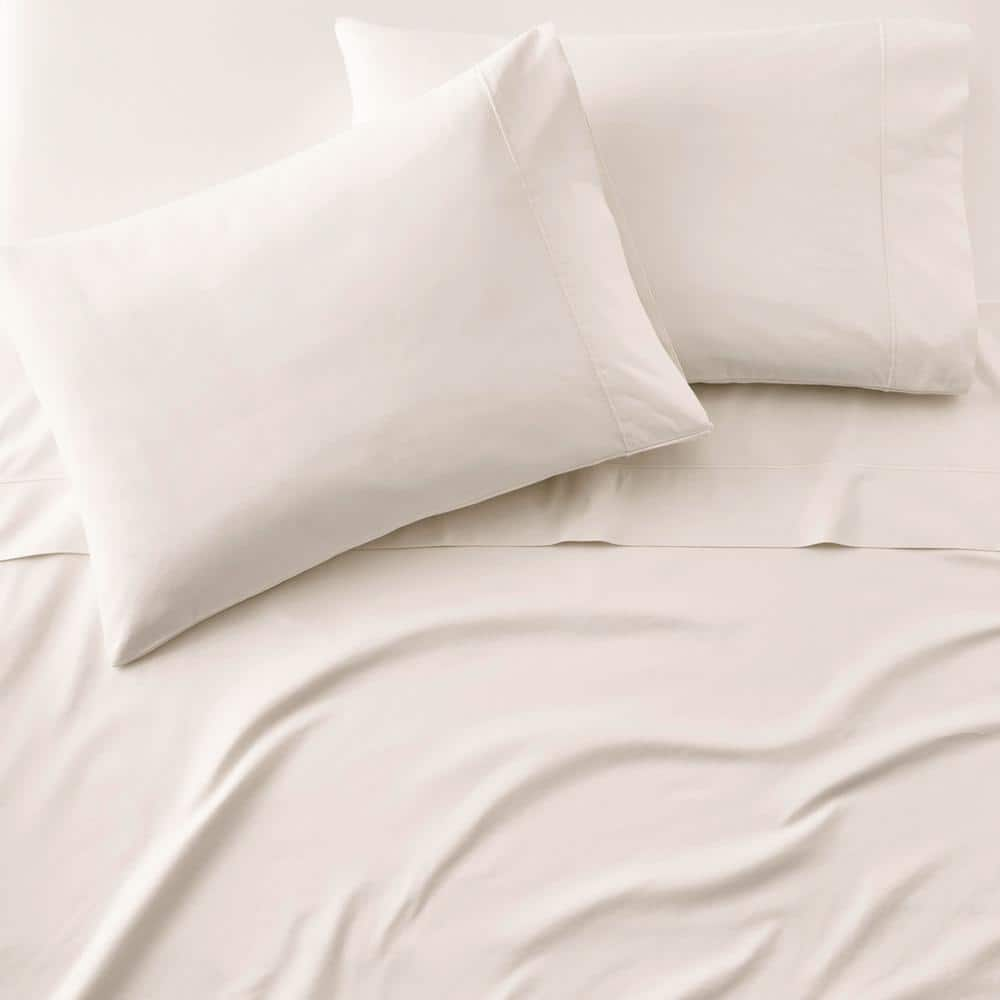 Arlow Organic Cotton White Bath Sheet Set