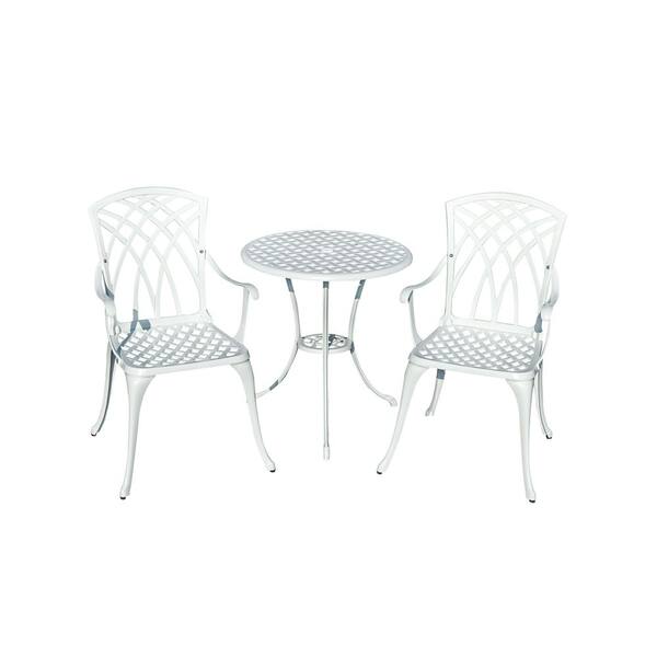 White Haven Retreat- All-Weather Cast Aluminium Bistro Set