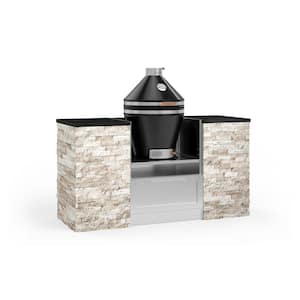 Outdoor Kitchen Signature Series 6 Piece Cabinet Set with Kamado Cabinet