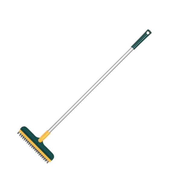ParentPool Brush With 56"" Adjustable Long Handle Pool Scrub Cleaning Walls Swimming Brushes Glass Doors Bathroom Kitchen Tile Car Glass Marble Floors White