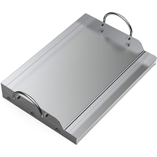 onlyfire Universal Stainless Steel Rectangular Griddle for Gas BBQ Grills,  23 x 16
