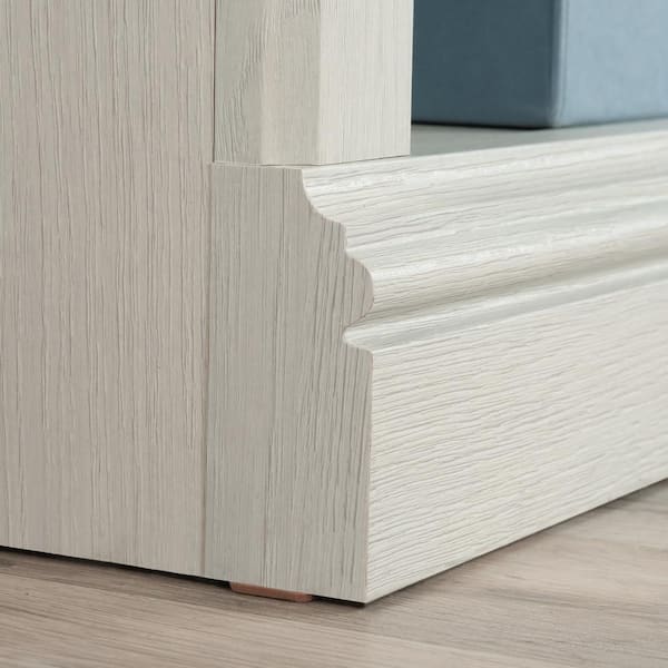 SAUDER 35.276 in. Wide Glacier Oak 5-Shelf Standard Bookcase