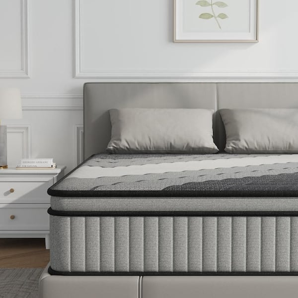 Full Medium Hybrid 12 in. Bed-in-a-Box Mattress with Memory Foam and Motion Isolation