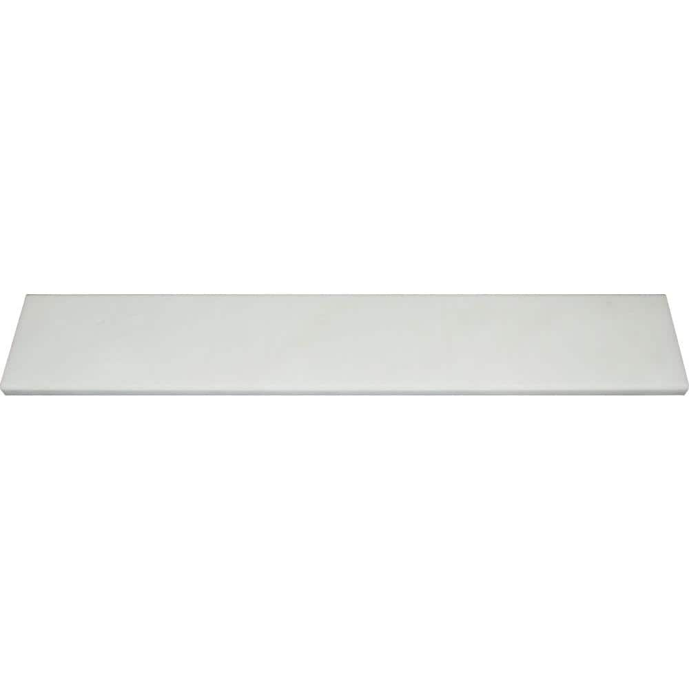 MSI Carrara Double Bevelled 4 in. x 24 in. Marble Threshold Tile Trim ...