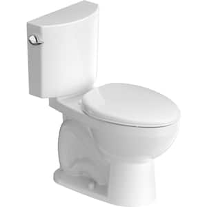 No.1 PRO 2-Piece 1.28 GPF Single Flush Elongated Toilet in White (Seat Not Included)