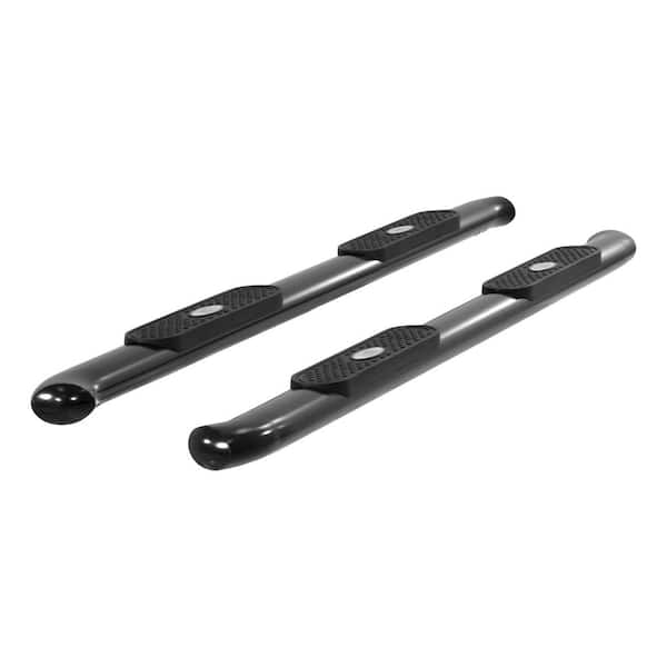 4-Inch Oval Black Steel Nerf Bars, Select Chevrolet Silverado, GMC Sierra 1500, 2500, 3500 HD