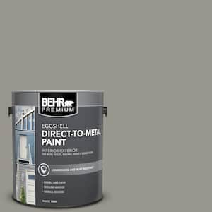 1 gal. #N360-4 Battleship Gray Eggshell Direct to Metal Interior/Exterior Paint