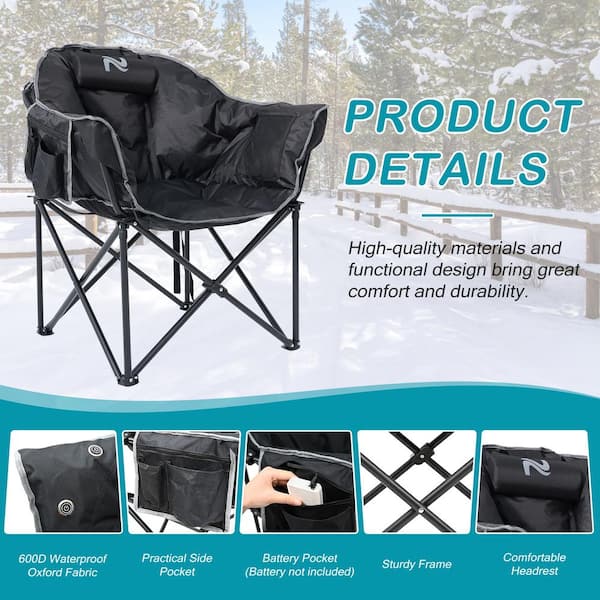 Picnic chair,Practical stylish foldable chair for cars and selling trips