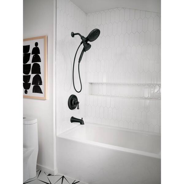 MOEN Brecklyn Single-Handle 6-Spray Tub and Shower Faucet with Magnetix Rainshow top