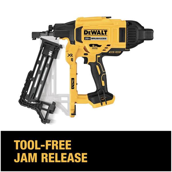 DEWALT 20V Maximum 9-Gauge Cordless Fencing Stapler with 20V