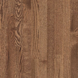 Take Home Sample - Plano 5 in. W Saddle Oak Solid Hardwood Flooring - 5 in. W x 7 in. L