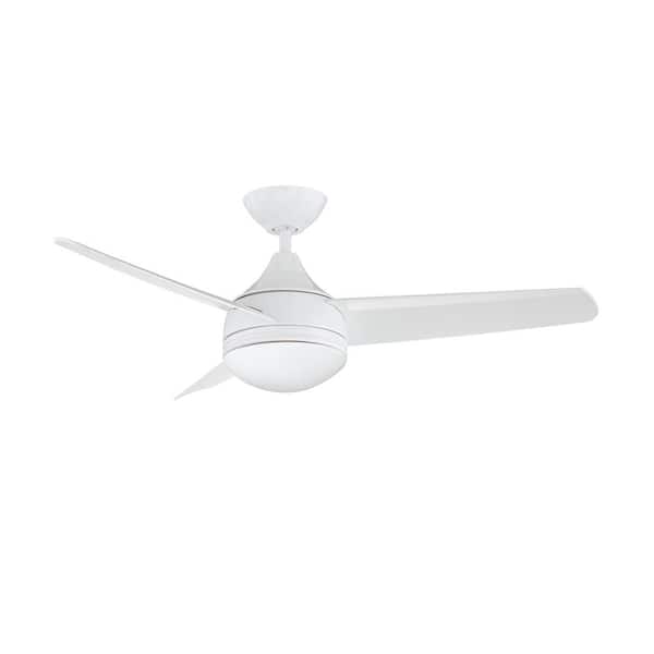Designers Choice Collection Moderno 42 in. White Ceiling Fan