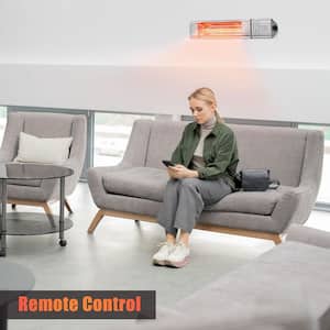 1500-Watt Infrared Wall Mount Space Heater Indoor Outdoor with Remote Control
