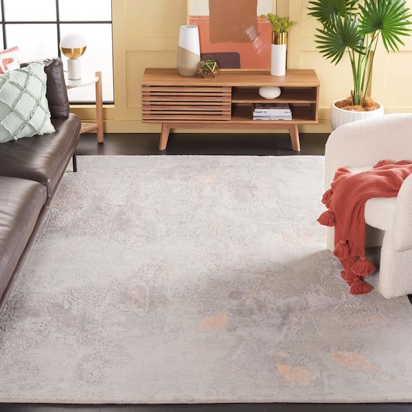 Tribeca 6 ft. x 9 ft. Gray Abstract Area Rug