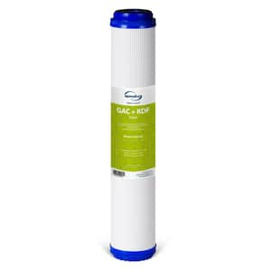 2.5 in. x 20 in. Lead, Chlorine, Chloramine, PFAS Reducing Whole House Water Filter, Fits WCB32 Series, Model: FG25-KS